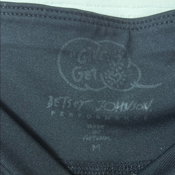 Betsey Johnson Black Leopard Print Leggings - Picture 2 of 4